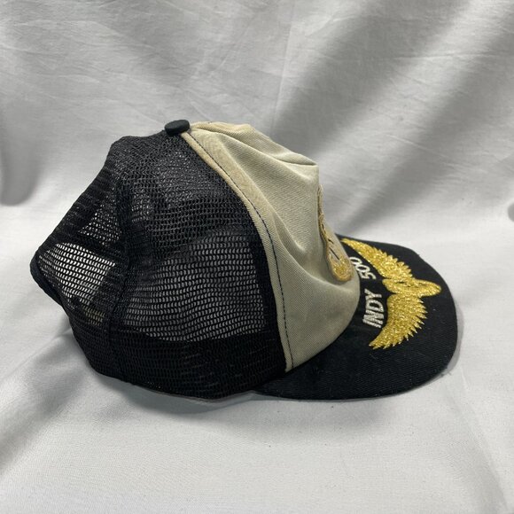 VINTAGE 1982 Indy 500 Chevrolet Snapback | Embroidered Bill | Racing Trucker Hat - Picture 3 of 7